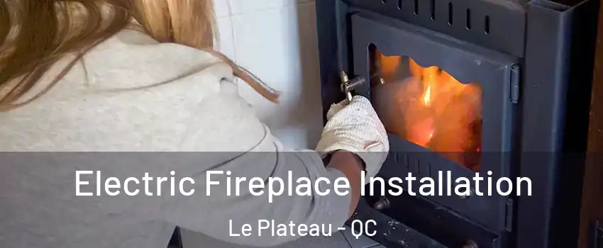  Electric Fireplace Installation Le Plateau - QC