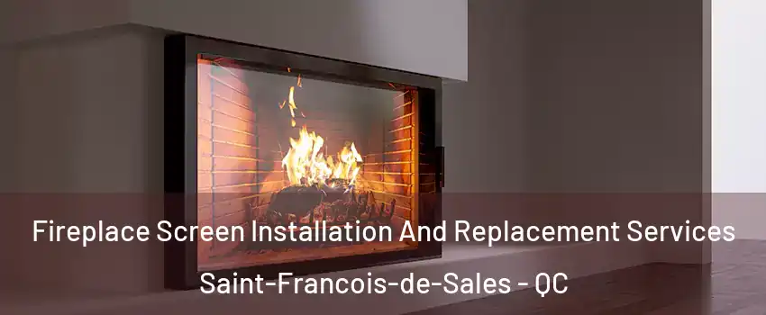 Fireplace Screen Installation And Replacement Services Saint-Francois-de-Sales - QC