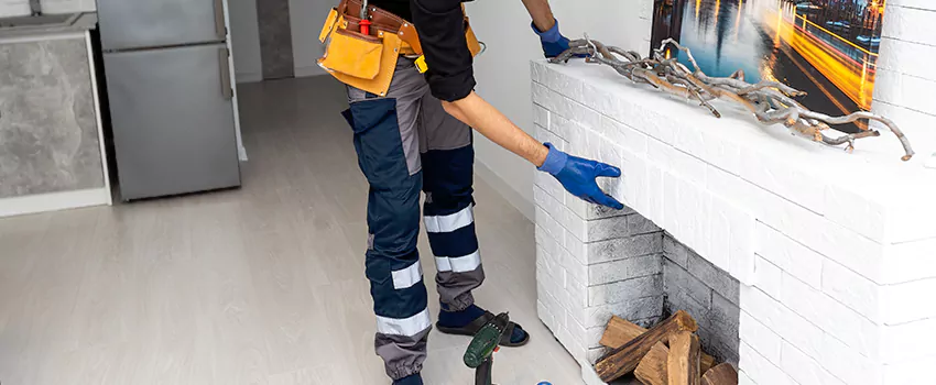 Outdoor Fireplace Restoration in Hull, Quebec