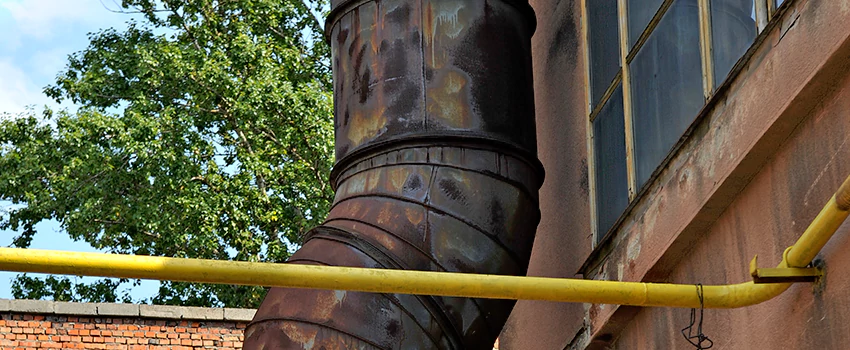 Lightning Protection Installation System for Industrial Chimneys in Hull, Quebec