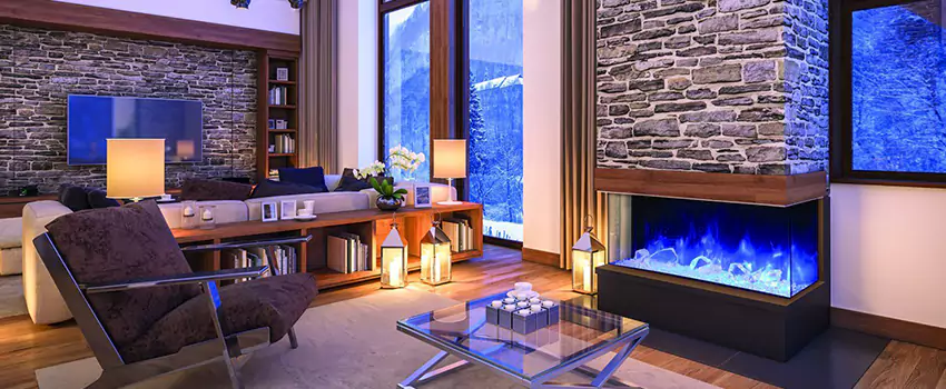 Dynamic Flame Color Fireplace Installation in Hull, QC