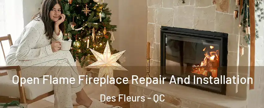  Open Flame Fireplace Repair And Installation Des Fleurs - QC