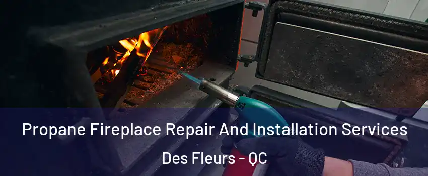 Propane Fireplace Repair And Installation Services Des Fleurs - QC
